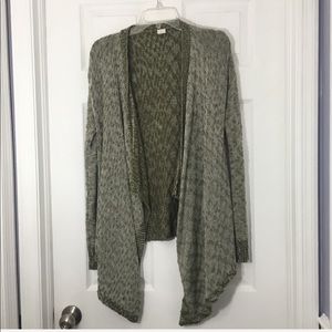 Green cardigan